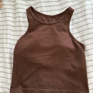 Ebb to Street Cropped Racerback Tank Top